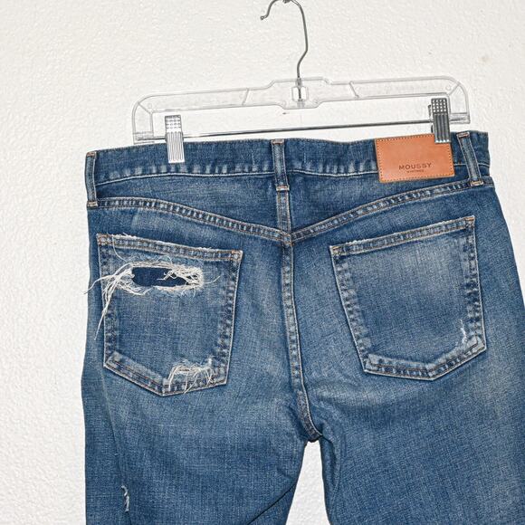 MOUSSY VINTAGE Women's Distressed Skinny Denim Jeans size 29 - Picture 5 of 13